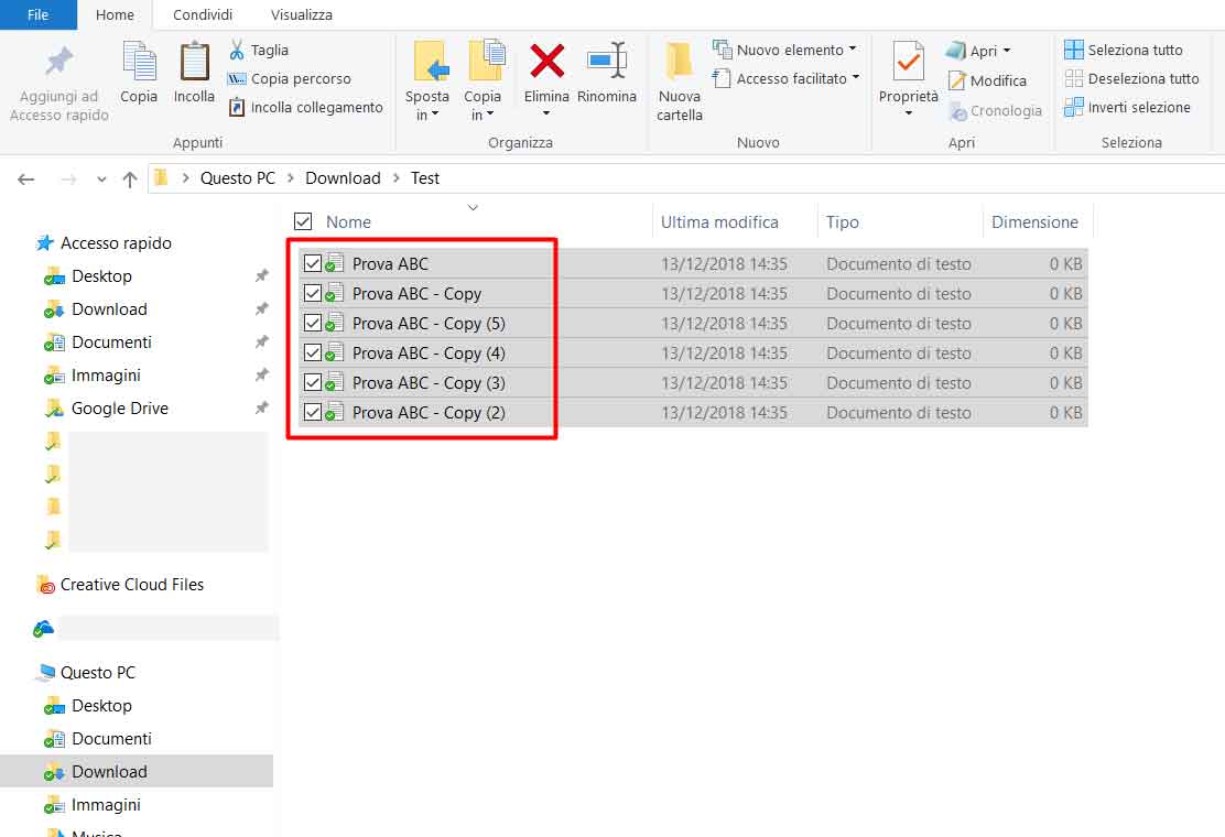 esplora file rinomina 01