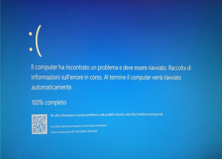 errore disco windows 10
