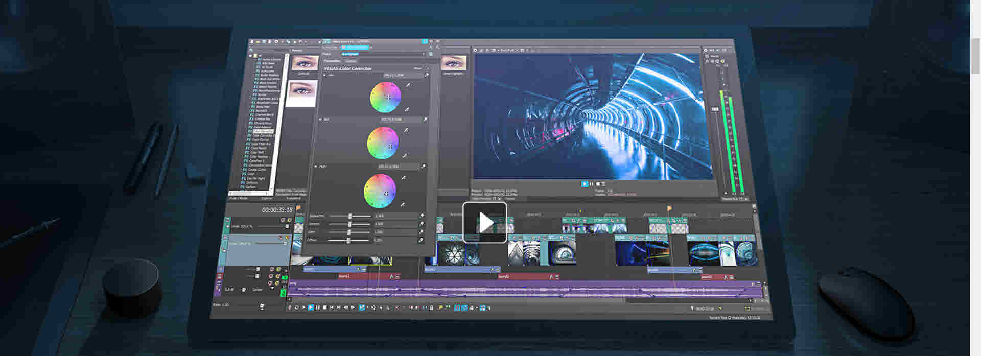 sony vegas video editing