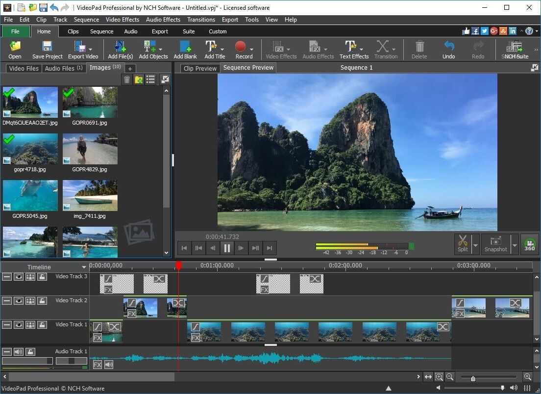 videopad video editing