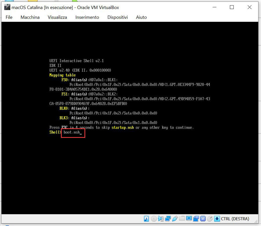 Installare macOS Catalina su Windows con VirtualBox 11