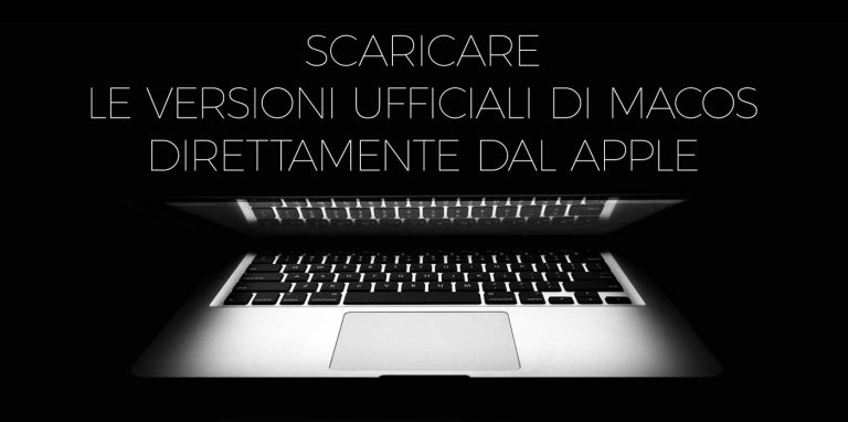 scaricare versioni macos sito apple