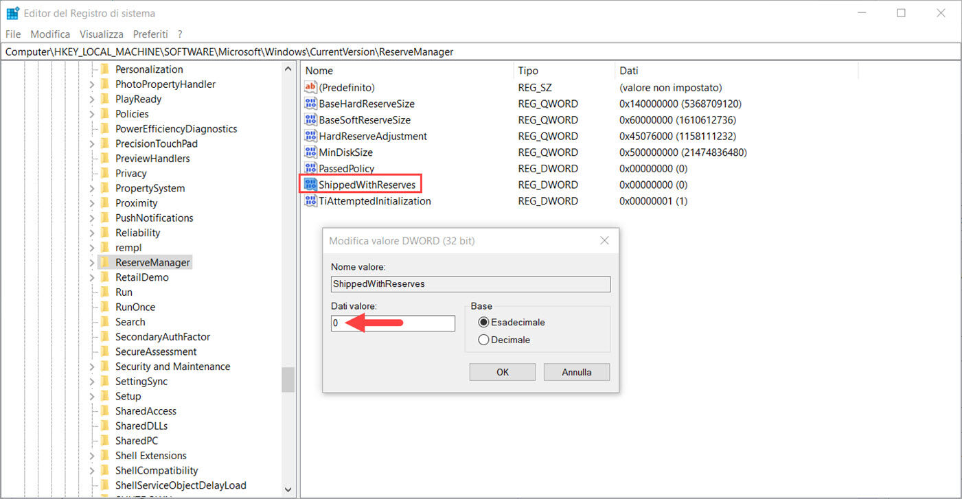 windows10 spazio archiviazione riservato 03
