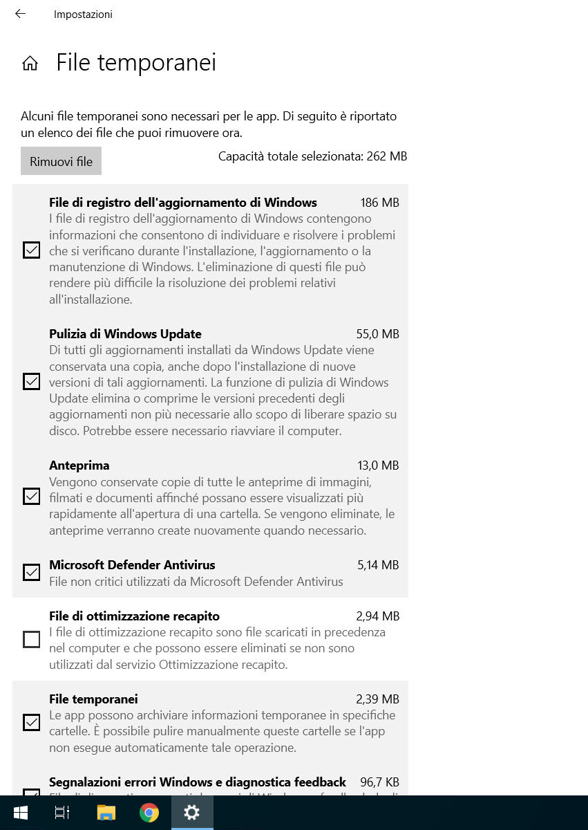 cancellare file spazzatura windows 05