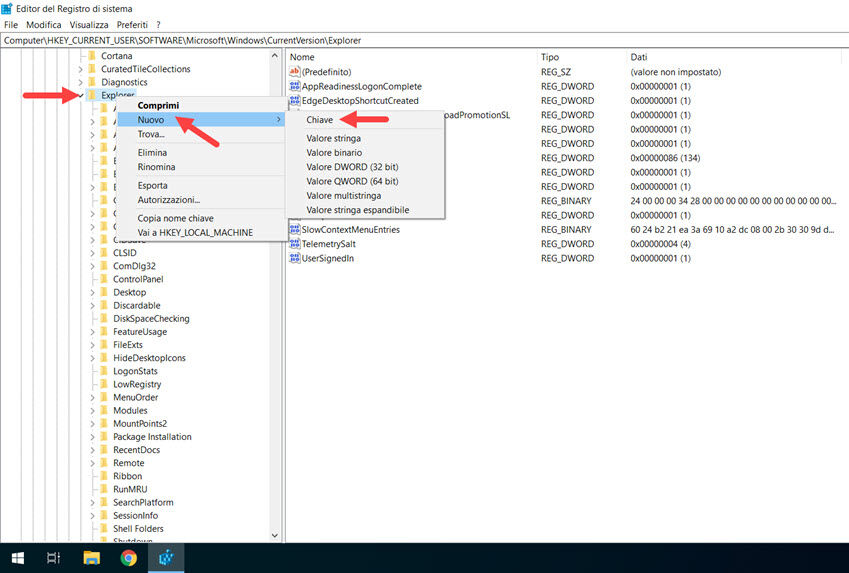 modificare nome nuova cartella windows10 02