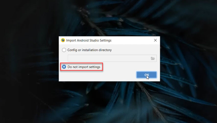 android studio windows10 02
