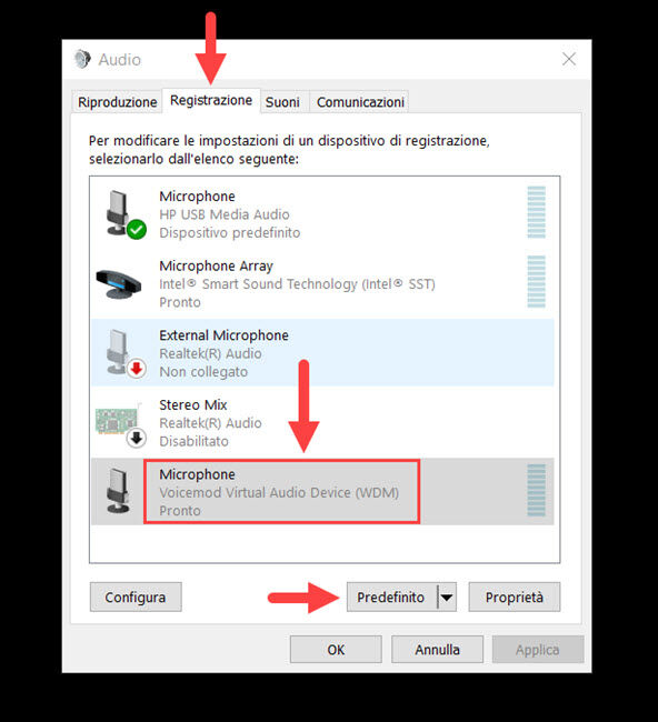modificare voce chiamata 07