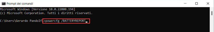 stato batteria windows11 01