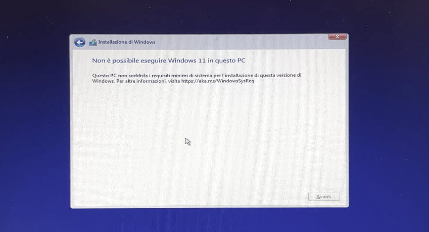 Installare Windows 11: Guida definitiva e semplificata valida per vecchi e nuovi computer 29 Windows11 installazione definitiva 05
