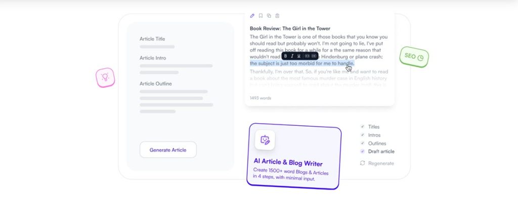 Migliori AI per creare testi