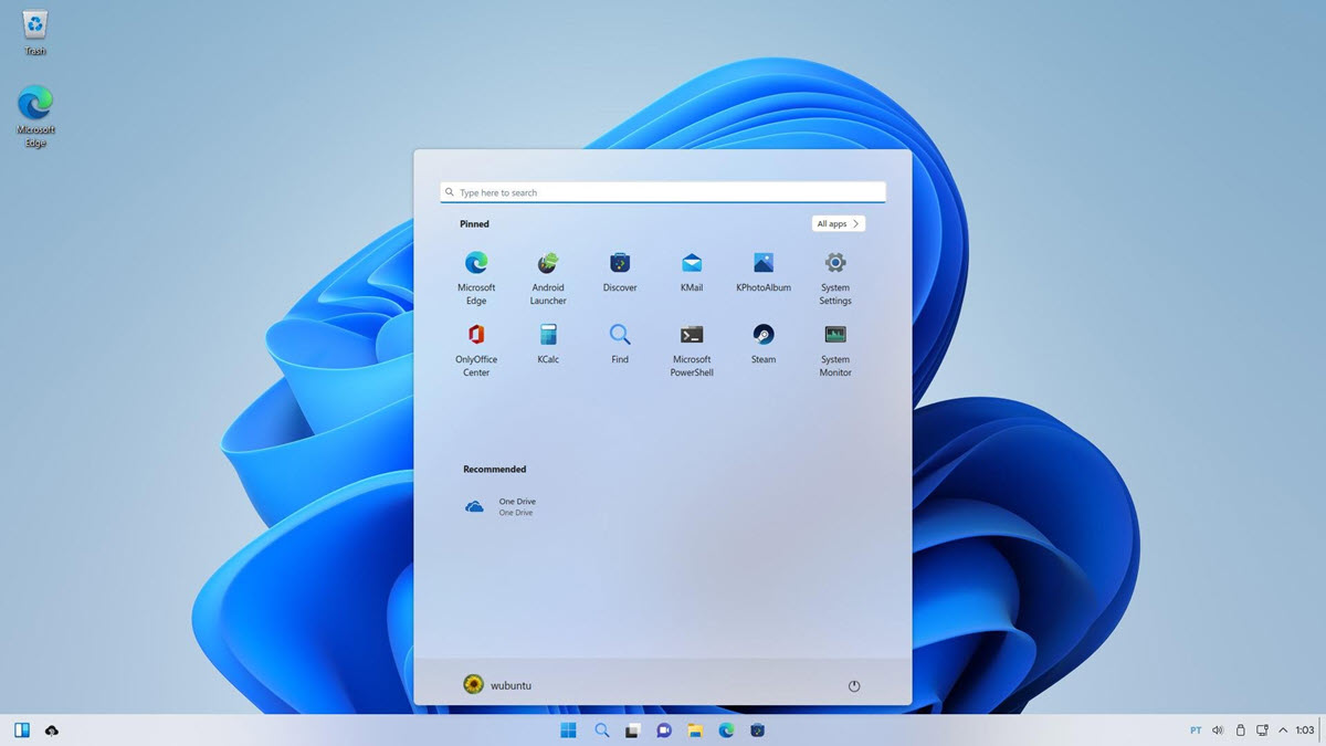 Wubuntu Desktop