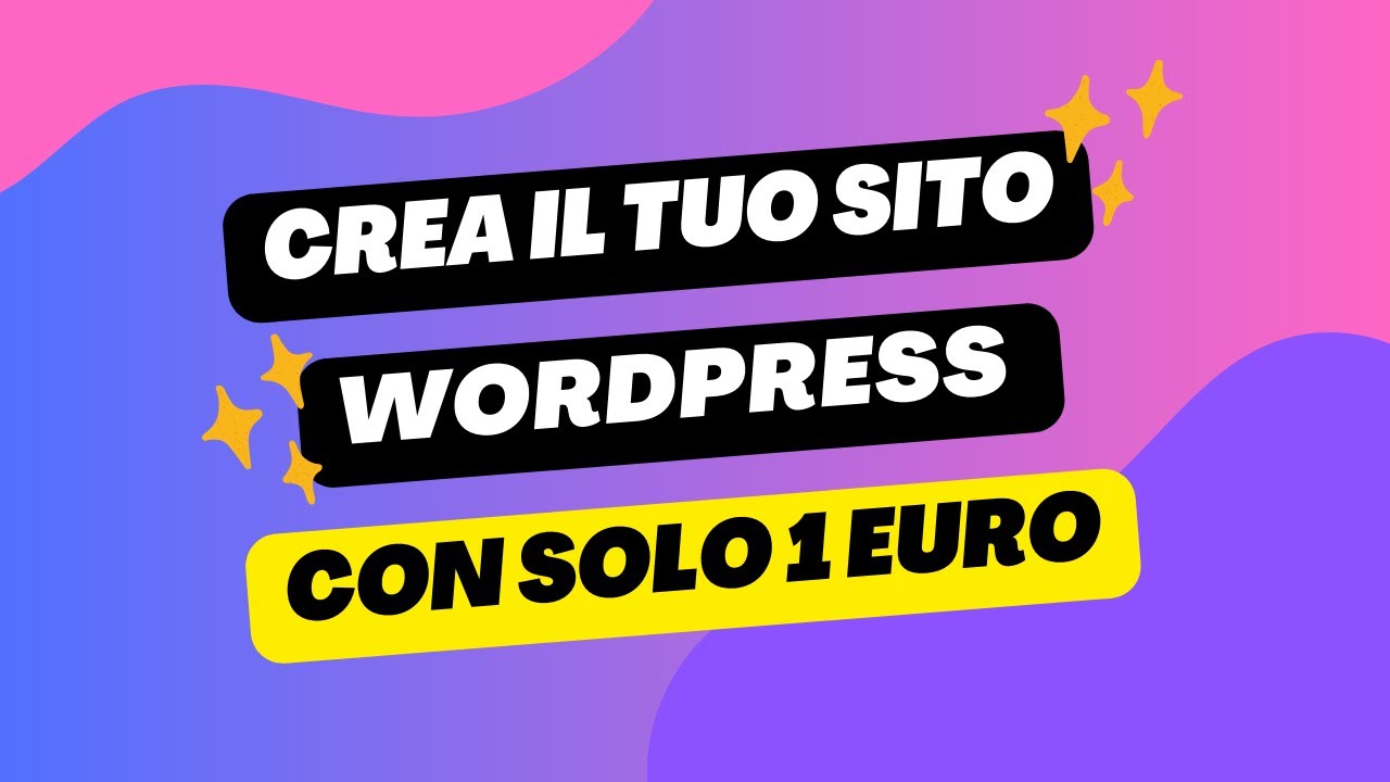 Creare sito WordPress 
